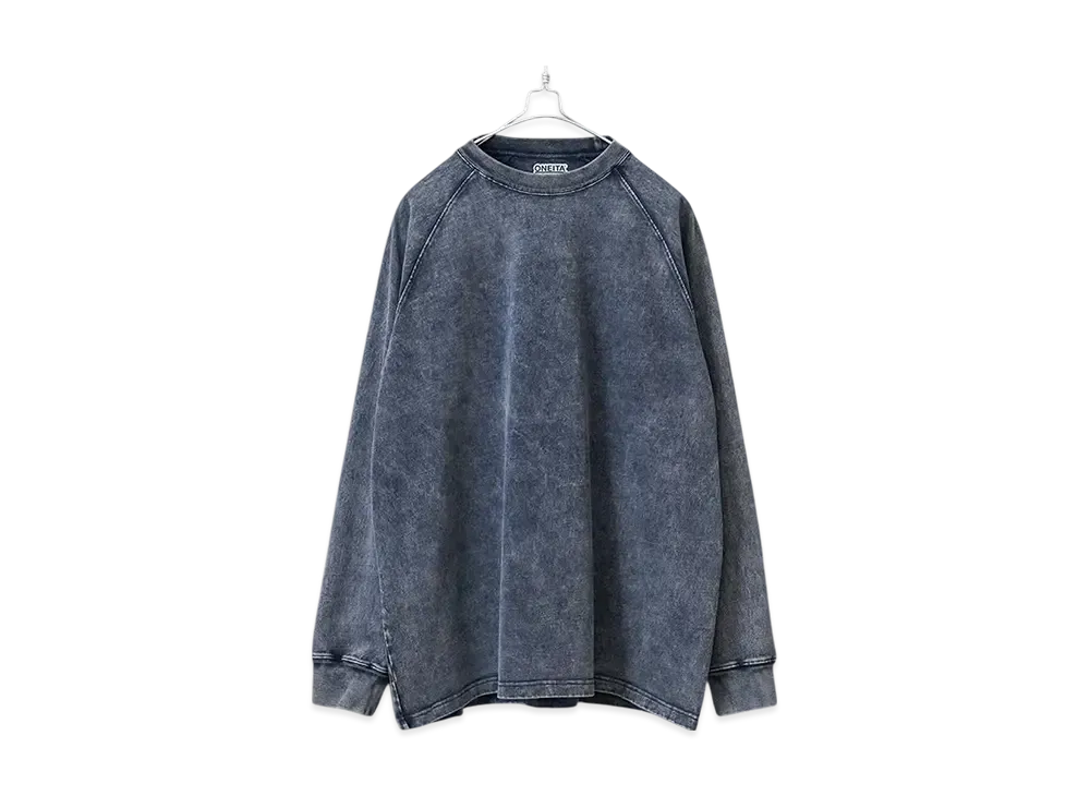 ONEITA Power Tee Super Heavyweight 13oz Long Sleeve T-Shirt "Navy"