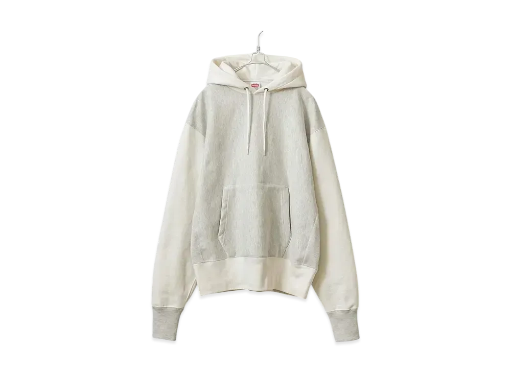 Healthknit Rockerweight Sweat Hoodie Pullover "Ivory/Heather Gray"