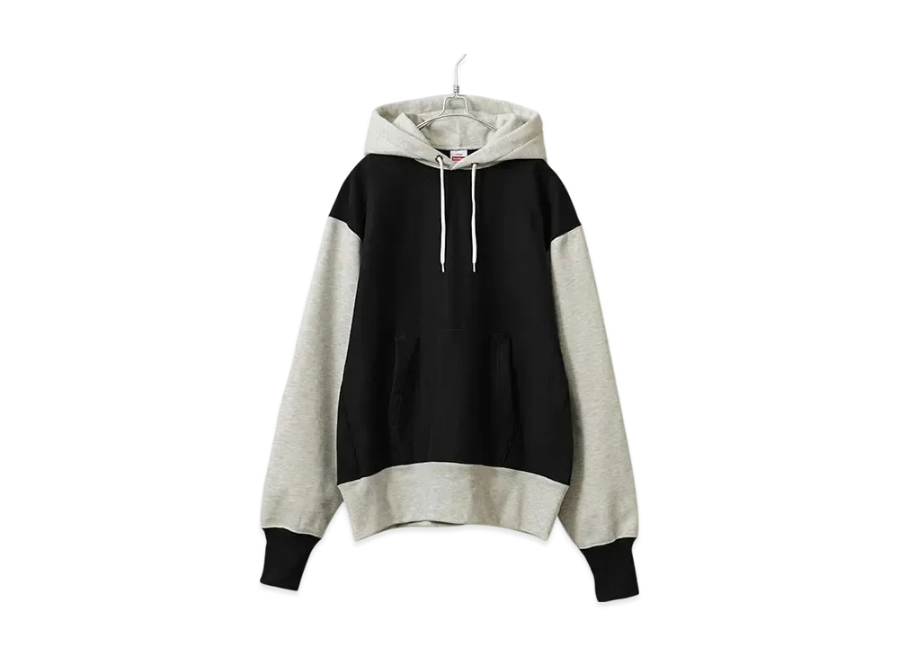 Healthknit Rockerweight Sweat Hoodie Pullover "Heather Gray/Ink Black"