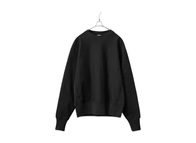 Healthknit Rocker Weight Crew Neck Sweatshirt "Ink Black"
