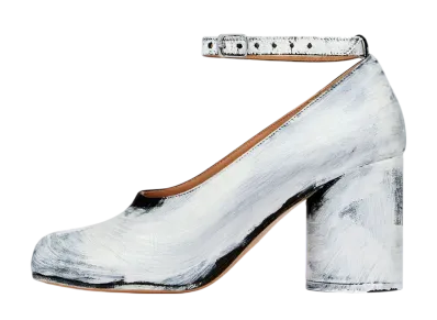 Maison Margiela Women's Tabi Bianchetto Heels H80 "Black/White"