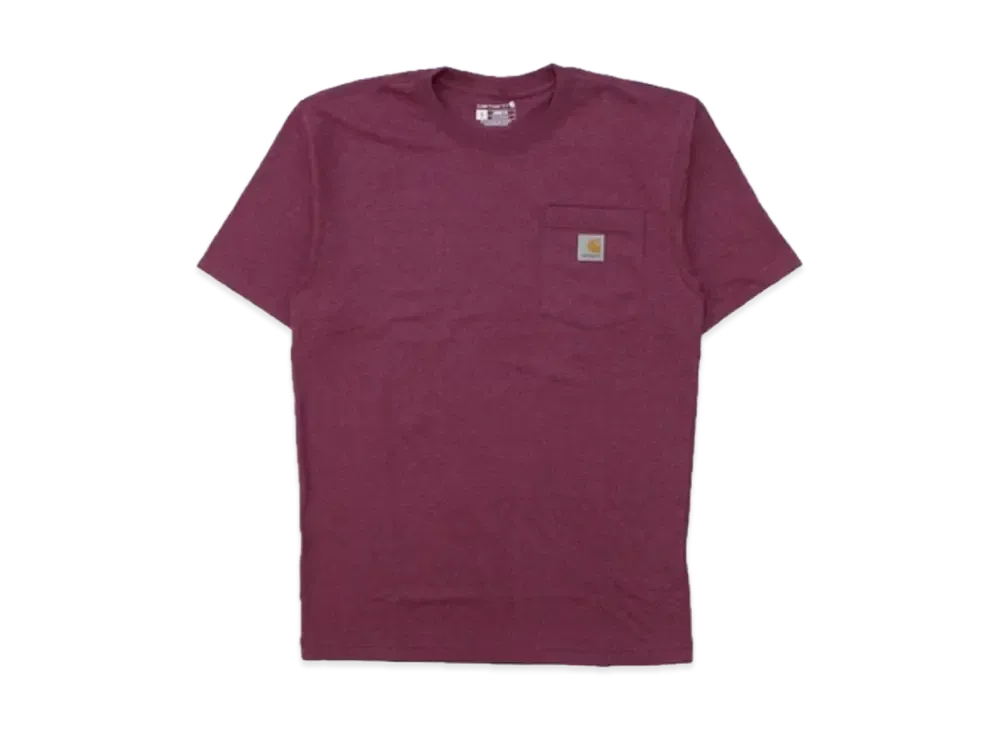 Carhartt Relaxed Fit Heavyweight Short-Sleeve Pocket T-Shirt "Beet Red Heather"