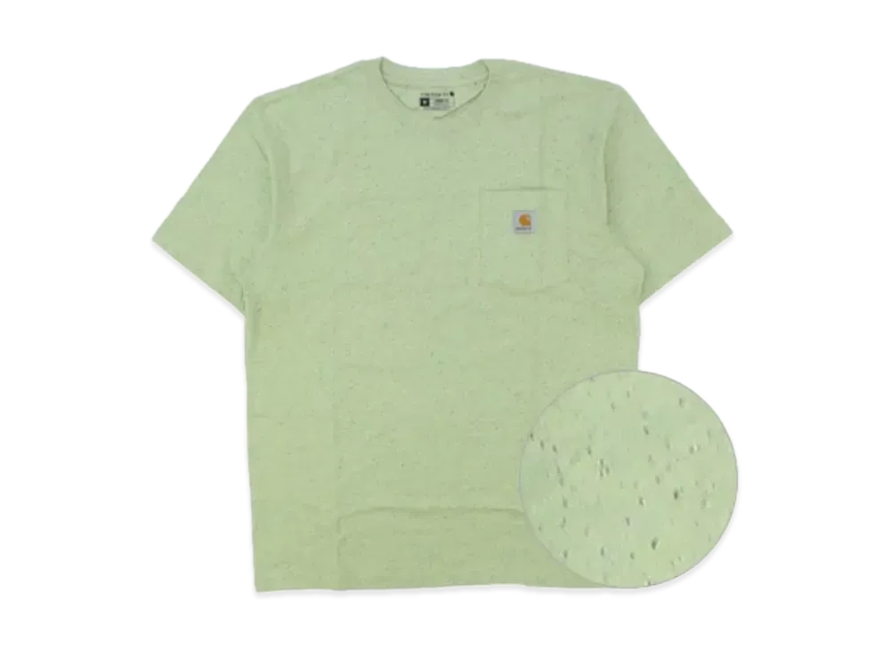 Carhartt Relaxed Fit Heavyweight Short-Sleeve Pocket T-Shirt "Soft Green Nep"