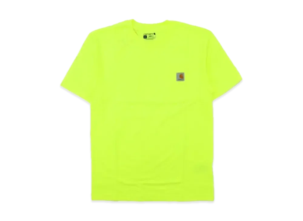 Carhartt Relaxed Fit Heavyweight Short-Sleeve Pocket T-Shirt "Bright Lime"