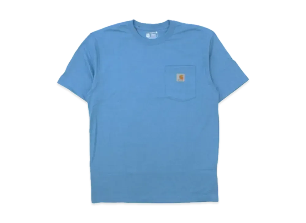 Carhartt Relaxed Fit Heavyweight Short-Sleeve Pocket T-Shirt "Blue Lagoon Heather"