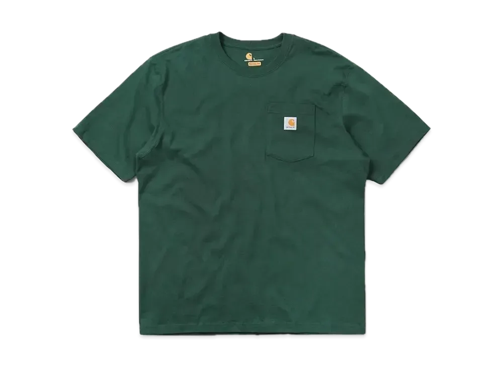 Carhartt Relaxed Fit Heavyweight Short-Sleeve Pocket T-Shirt "Hunter Green"