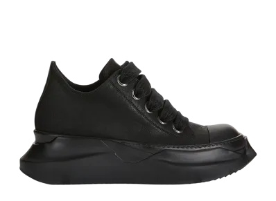 Rick Owens DRKSHDW Hollywood Jumbo Laced Abstract Low "All Black"