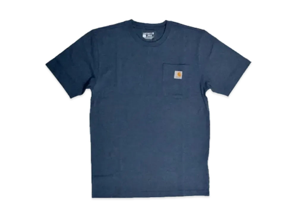 Carhartt Relaxed Fit Heavyweight Short-Sleeve Pocket T-Shirt "Cobalt Blue Heather"