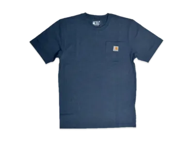 Carhartt Relaxed Fit Heavyweight Short-Sleeve Pocket T-Shirt "Cobalt Blue Heather"