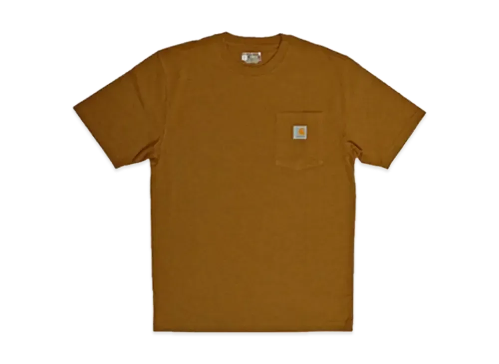 Carhartt Relaxed Fit Heavyweight Short-Sleeve Pocket T-Shirt "Oiled Walnut Heather"