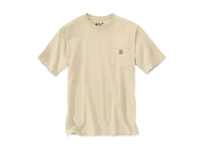 Carhartt Relaxed Fit Heavyweight Short-Sleeve Pocket T-Shirt "Oat Milk"