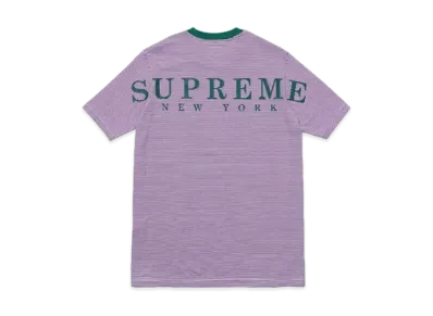 Supreme Micro Stripe Tee "Purple"