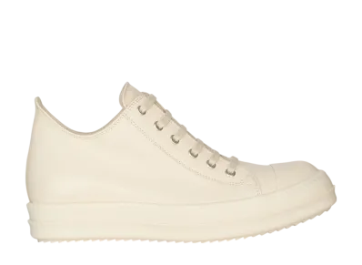 Rick Owens Women's Hollywood Runway Low Sneaks "Milk/Milk/Milk"
