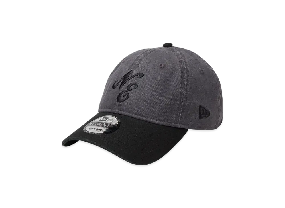 NEW ERA 9Twenty Washed Duck "Dark Graphite/Black"