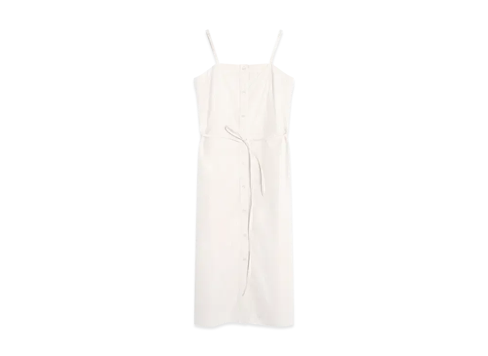Maison Kitsune High Summer Strap Dress "Seasalt/Cashew"