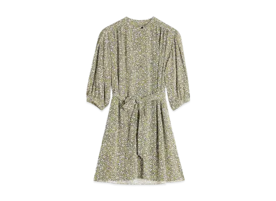 Maison Kitsune Tunic Gather Dress "Mimosa Print"