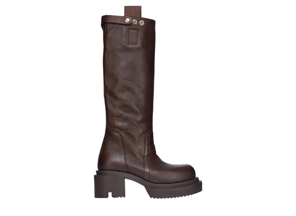 リックオウエンス ウィメンズ ハリウッド プルオン ボーガン "マホガニー/マホガニー"