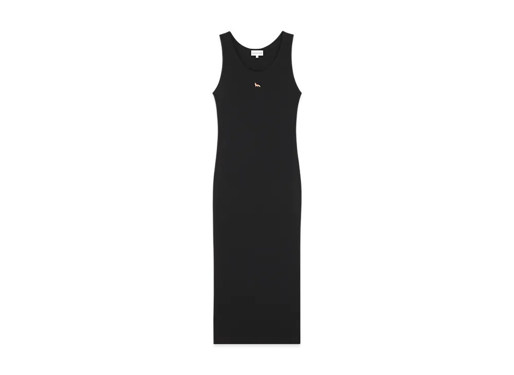 Maison Kitsune Baby Fox Rib Tank Dress "Black"