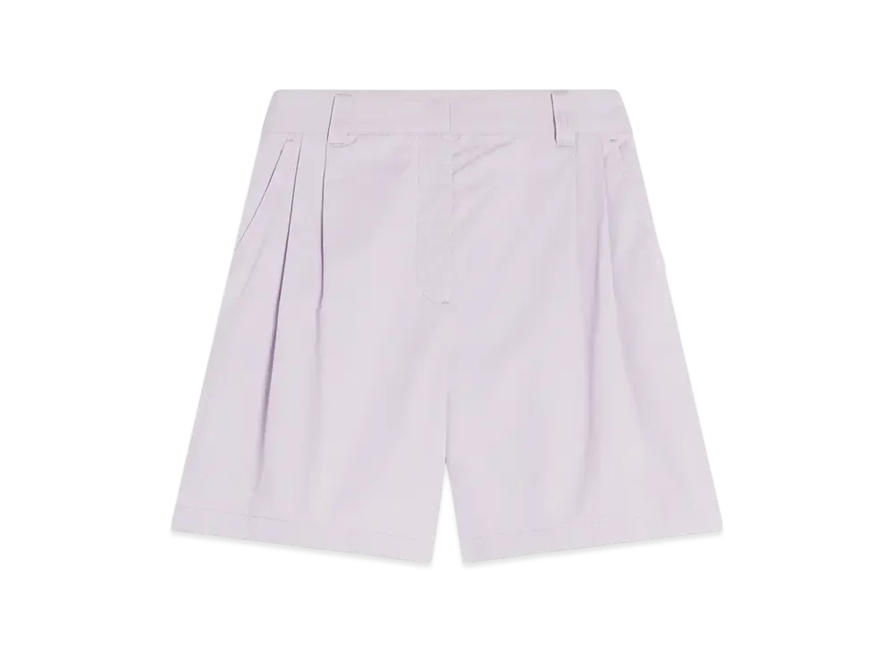 Maison Kitsune Casual Pleats Bermuda "Soft Mauve"