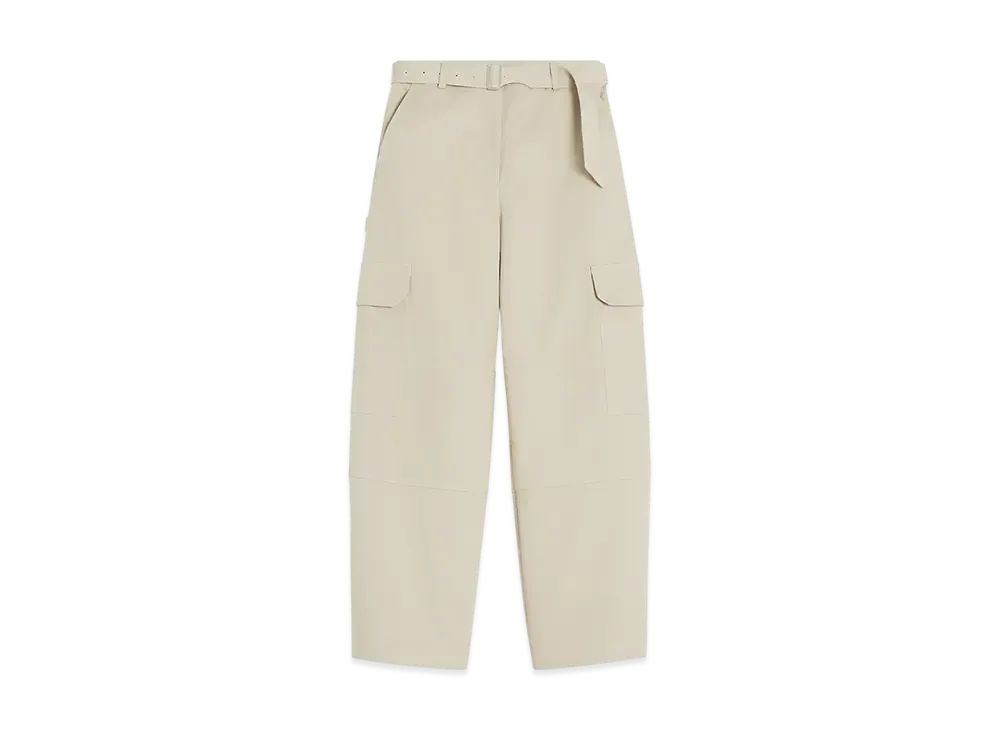 Maison Kitsune Belted Utility Pants "Dune"