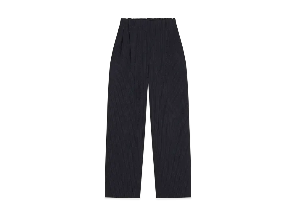 Maison Kitsune Elasticated Casual Pleats Pants "Navy"