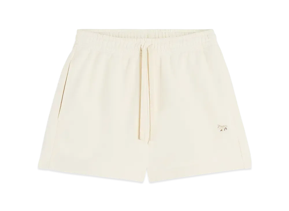 Maison Kitsune Baby Fox Patch Regular Jog Shorts "Marble"