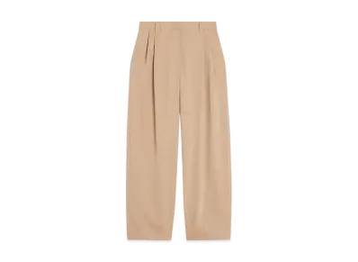 Maison Kitsune Casual Pleats Pants "Sandlewood"