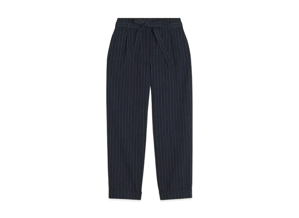 Maison Kitsune Paper Bag Pleats Pants "Slate Grey"