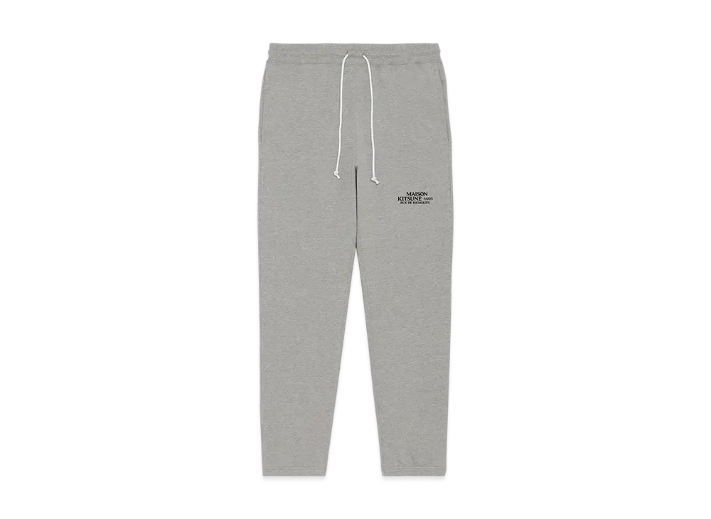 Maison Kitsune JP Exclusive Rue De Richelieu Jog Pants "Light Grey"