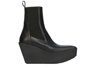 Rick Owens Women's Hollywood Sliver Platform Beatle "Black"