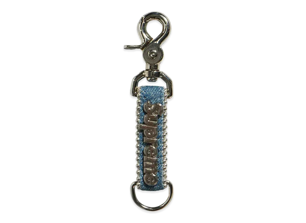 Supreme x b.b. Simon Denim Keychain "Washed Indigo"