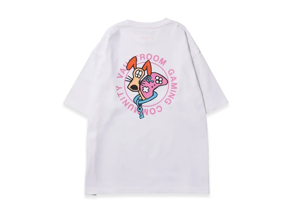VAULTROOM Key Dog Circle Icon Tee "White"