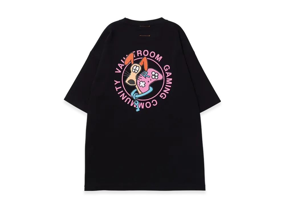 VAULTROOM Key Dog Circle Icon Tee "Black"