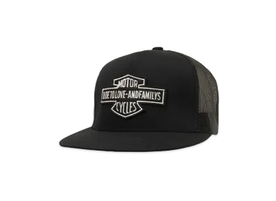 ANDFAMILYS MOTORCYCLE MESH CAP "BK"