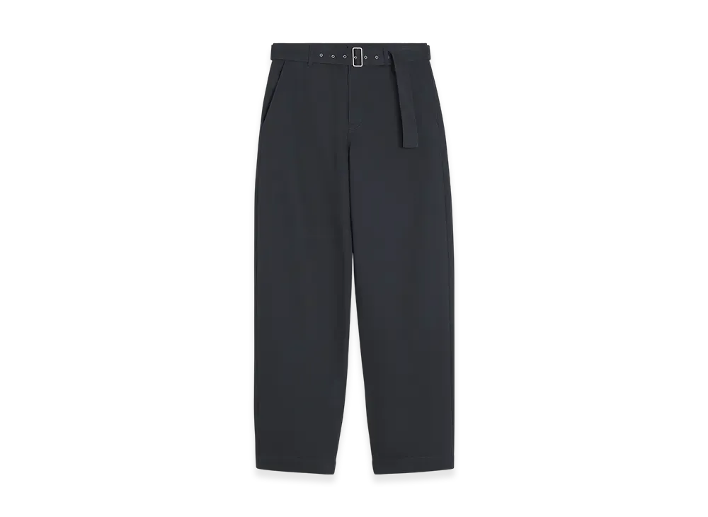 Maison Kitsune Belted Pants "Slate Grey"