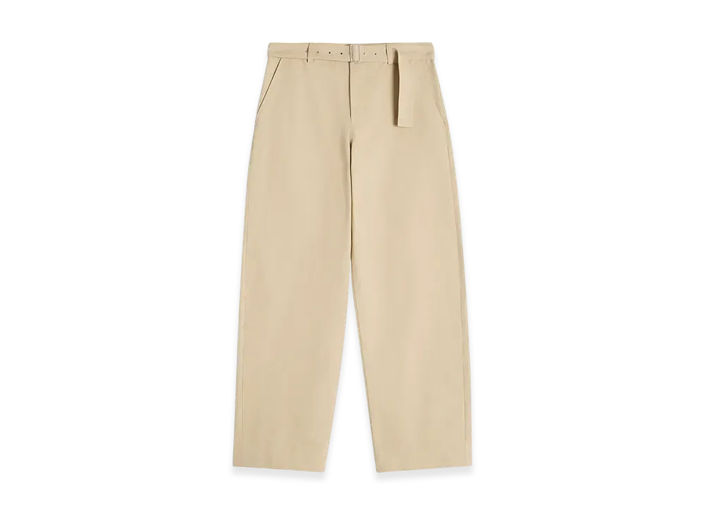 Maison Kitsune Belted Pants "Cork"