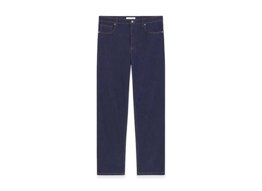Maison Kitsune Straight Denim Jeans "Indigo"
