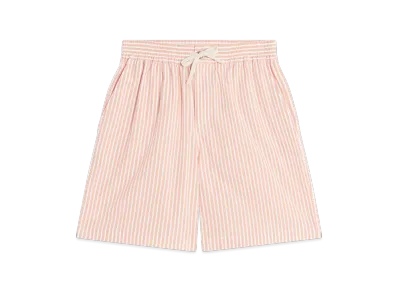 Maison Kitsune High Summer Elasticated Shorts "Canyon Sunset/White"