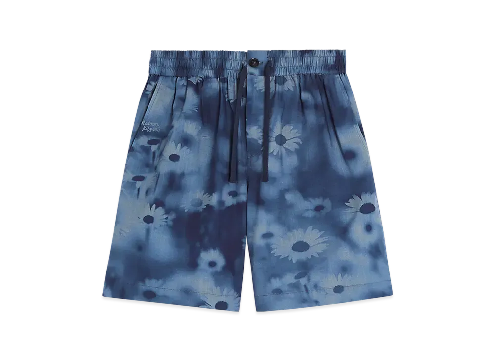 Maison Kitsune Elasticated Shorts "Juniper Berry Print"