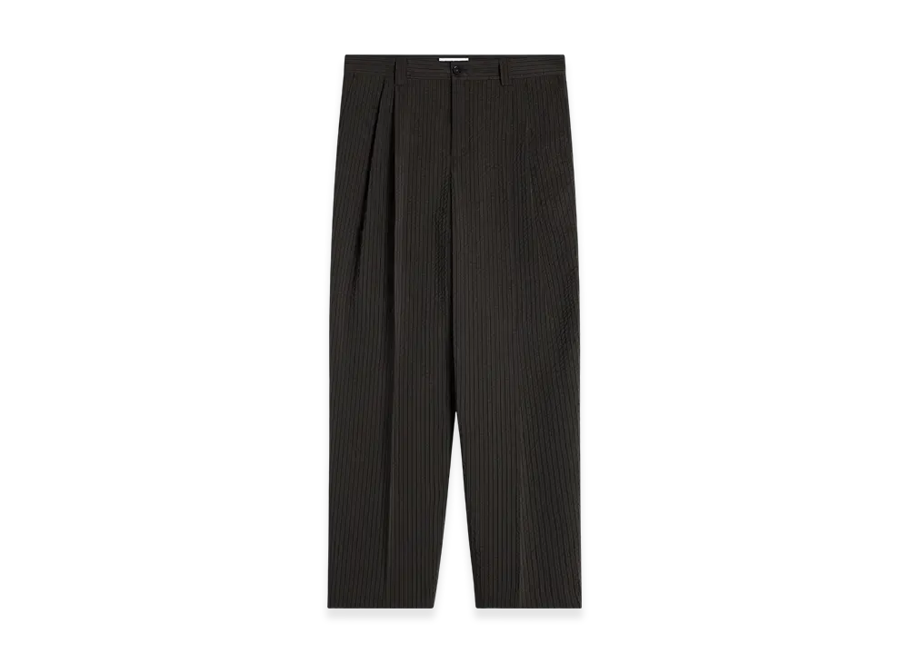 Maison Kitsune Relax Pleats Pants "Ranger Green"