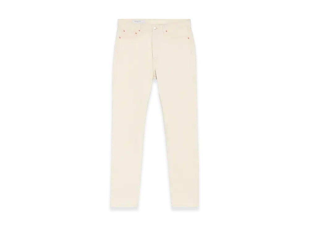 Maison Kitsune JP Exclusive Slim Denim Pants "Ecru"