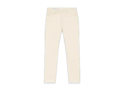 Maison Kitsune JP Exclusive Slim Denim Pants "Ecru"