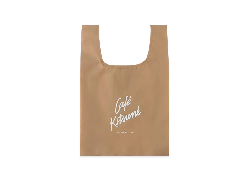Maison Kitsune Cafe Kitsune Eco Bag "Mocha"