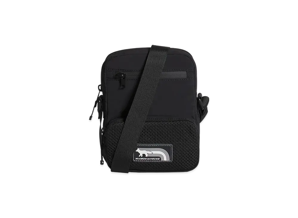 Maison Kitsune Flash Fox Crossbody Pouch "Black"