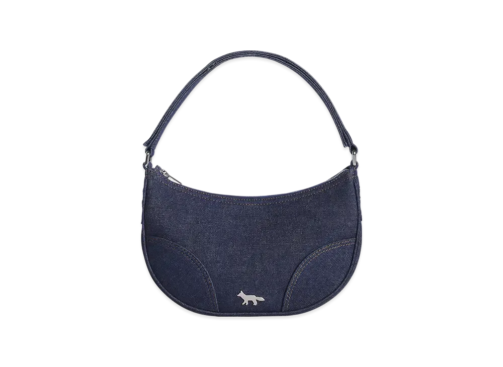 Maison Kitsune ■ Boogie Moon Bag Denim - INDIGO BOOGIE MOON BAG DENIM | Maison Kitsuné