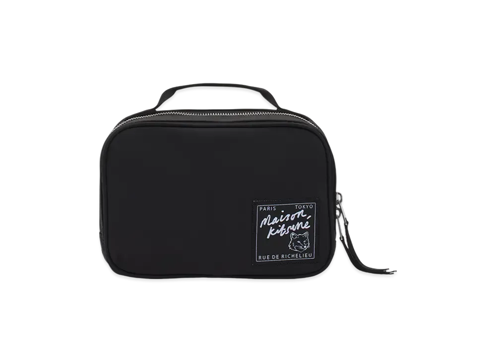 Maison Kitsune Nylon Bum Bag "Black"