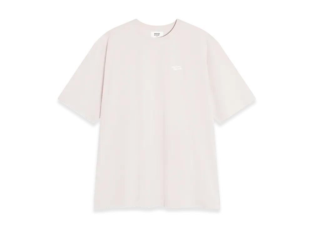 Maison Kitsune Handwriting Oversized T-shirt "Warm Stone"