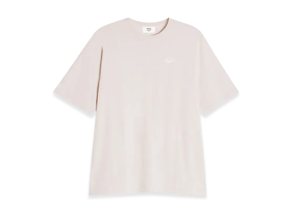 Maison Kitsune Handwriting Comfort T-shirt "Warm Stone"
