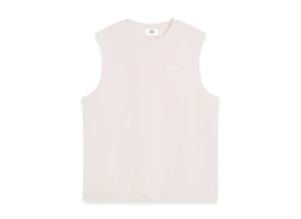 Maison Kitsune Handwriting Muscle T-shirt "Warm Stone"