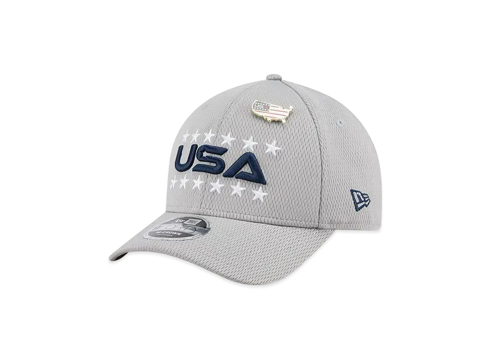 ニューエラ 9フォーティ Mクラウン ライダーカップ 2025 USA "グラファイト"